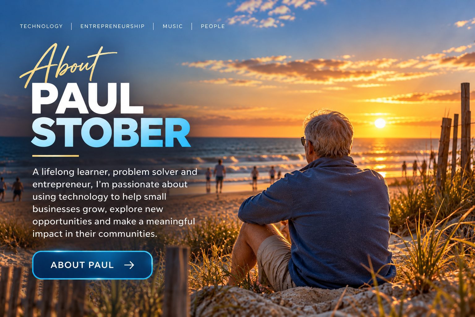 About Paul Paul on the beach